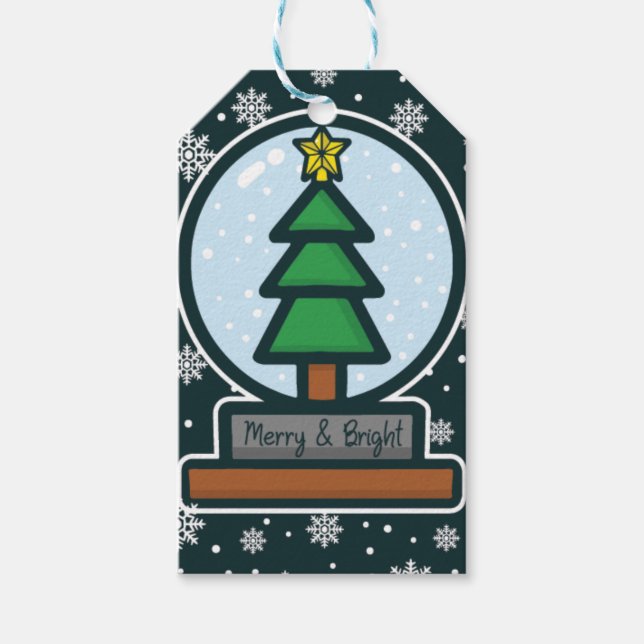 Bästa Festive Joy Presentetikett (Framsidan)