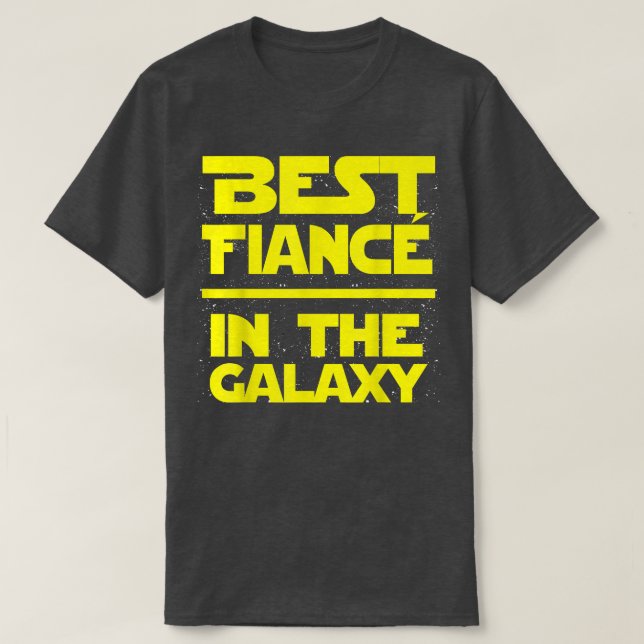 Bästa fiance i Galay AwkantT T Shirt (Design framsida)