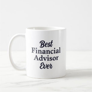 Bästa finansrådgivare någonsin-mugg med definition kaffemugg