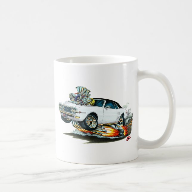 Bästa Firebird Vit-Svart 1967-68 Kaffemugg (Höger)