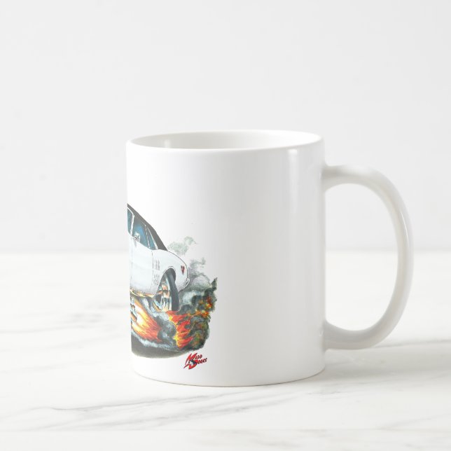 Bästa Firebird Vit-Svart 1967-68 Kaffemugg (Höger)