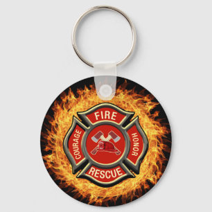 Bästa Firefighter-tematangentkedjor Nyckelring