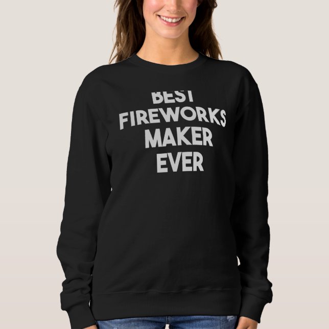 Bästa Fireworks Maker någonsin T Shirt (Framsida)