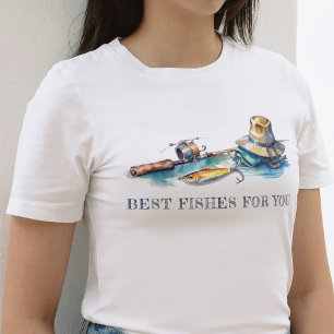 Bästa fisken för dig som fiskar på födelsedagen t shirt