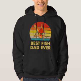 Bästa fiskfångsten Pappa någonsin Goldfish for Fis Hoodie