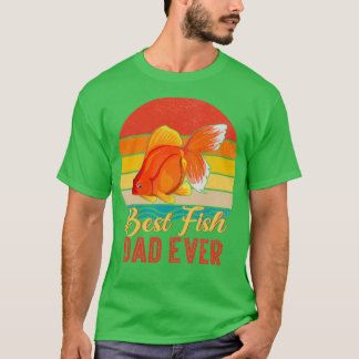 Bästa fiskhållare Pappa någonsin Goldfish Shirt fo T
