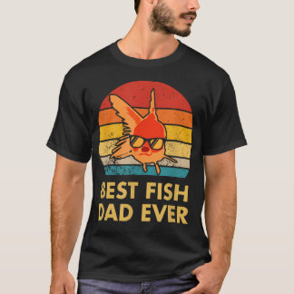 Bästa fiskpappa någonsin Guldfisk för fisk T Shirt