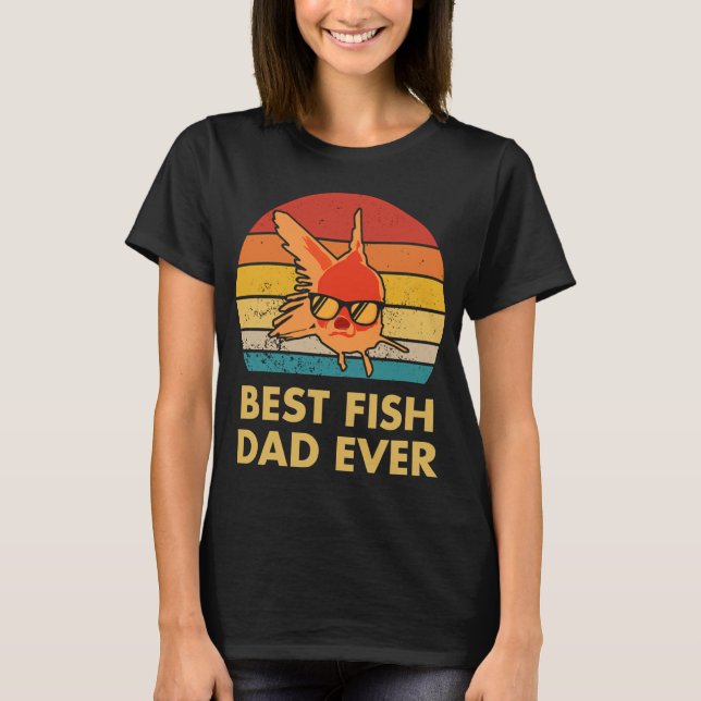 Bästa fiskpappa någonsin t shirt (Framsida)
