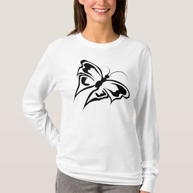 Bästa fjäril t-shirt (Framsida)