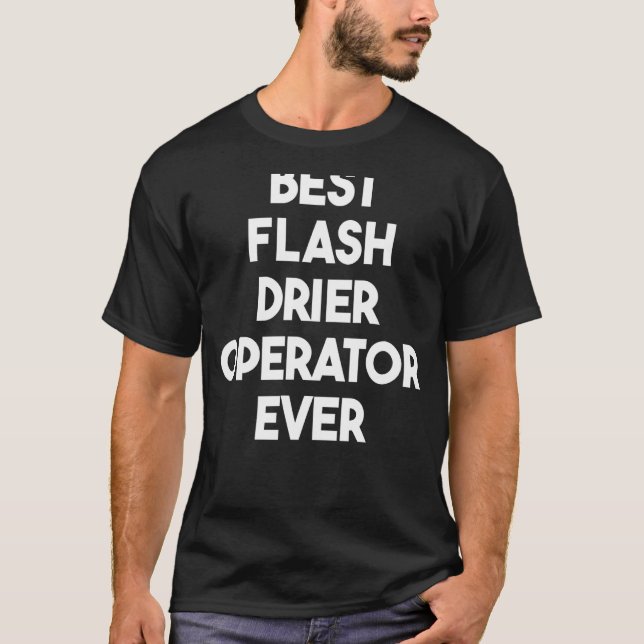 Bästa Flash-drivrutin någonsin T Shirt (Framsida)