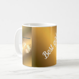 Bästa flicka GULD Kaffemugg