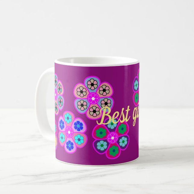 Bästa flicka kaffemugg (Framsida vänster)