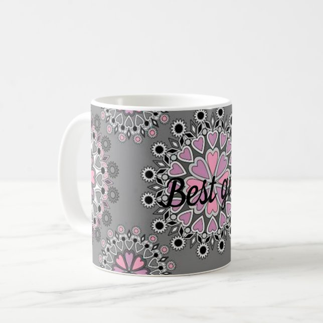 Bästa flicka kaffemugg (Framsida vänster)