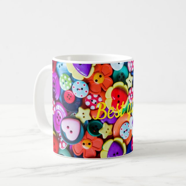 Bästa flicka kaffemugg (Framsida vänster)