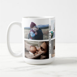Bästa flicka Pappa någonsin Fars dag 6 fotokollage Kaffemugg