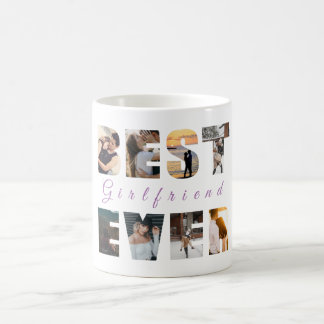Bästa flickvän någonsin anpassningsbar-fotokaffe m kaffemugg