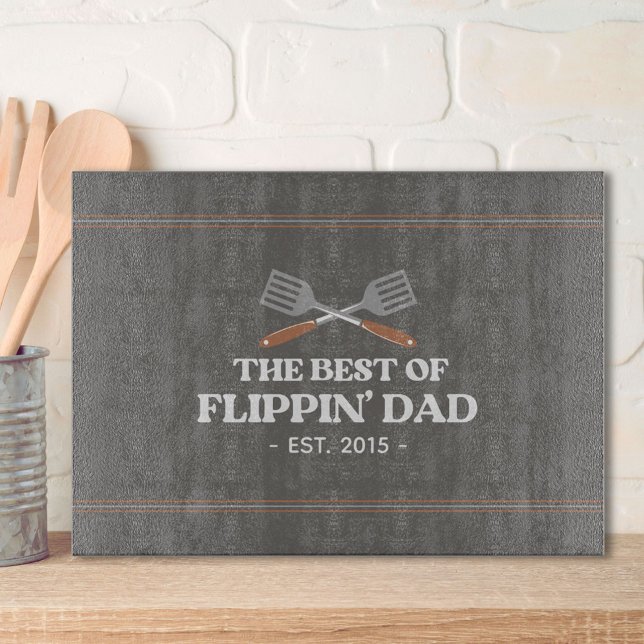 Bästa Flippande Pappa Stekspade Rolig Retro  (In situ)