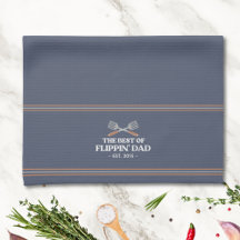 Bästa Flippande Pappa Stekspade Rolig Retro