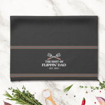 Bästa Flippin Pappa Stekspade Rolig Retro