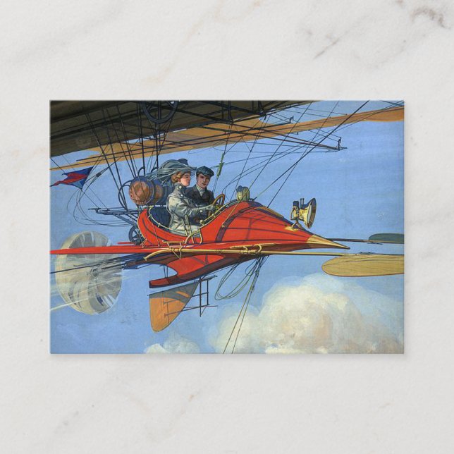 BÄSTA flyginstruktör Visitkort (Framsida)