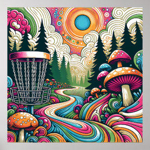 Bästa födelsedag per år   Retro Disk Golf Poster