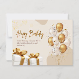 Bästa födelsedagsgratulationer till dig  vykort