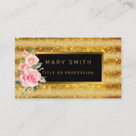 Bästa folkgruppen Guld Glitter Visitkort