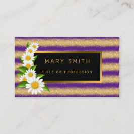 Bästa folkgruppen Lila Guld Glitter Visitkort