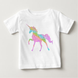 Bästa för barn för Unicornglitter T Shirt