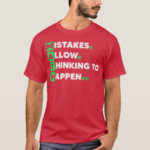 Bästa För manar kvinnor i mattekonst Calculus Alge T Shirt