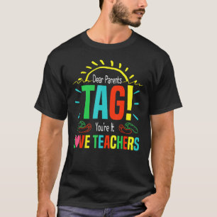 Bästa förälder Märkre Du är Kärlek Lärare 1 T Shirt