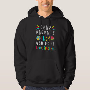 Bästa förälder Märkre Du är Kärlek-lärare förra da Hoodie