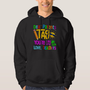 Bästa förälder Märkre Du är Kärlek-lärare förra da Hoodie