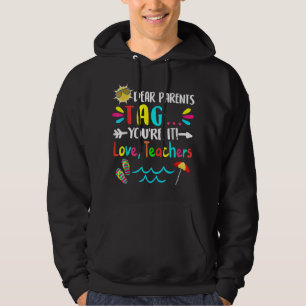Bästa förälder Märkre Du är Kärlek-lärare förra da Hoodie
