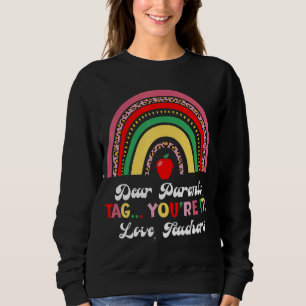 Bästa förälder Märkre Du är Kärlek-lärare förra da T Shirt