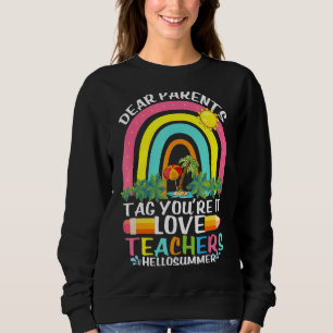 Bästa förälder Märkre Du är Kärlek Lärare Hej Sum T Shirt