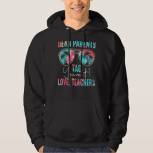 Bästa förälder Märkre Du är Kärlek Lärare slut på  Hoodie