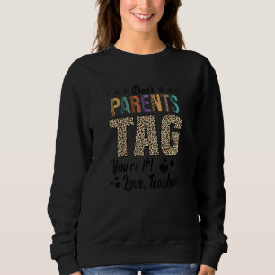 Bästa förälder Märkre Du är Kärlek Lärare slutar å T Shirt