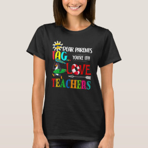 Bästa förälder Märkre Kärlek Lärare Penguin T Shirt