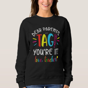 Bästa föräldrar Märkre din skollärare förra dagen T Shirt