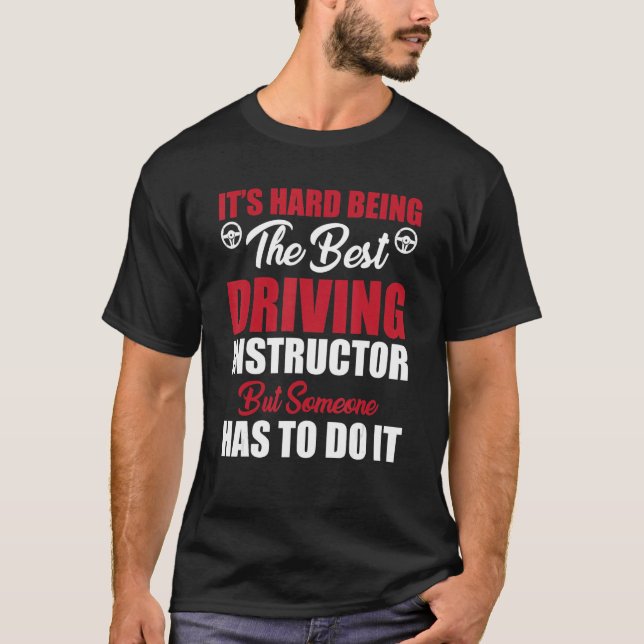Bästa förarinstruktör - Förarinstruktör T Shirt (Framsida)