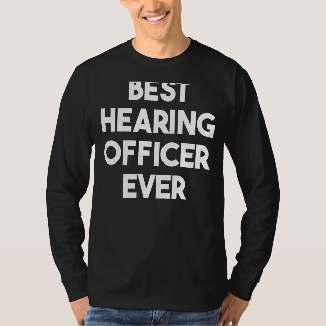 Bästa förhörsombud någonsin t shirt (Framsida)