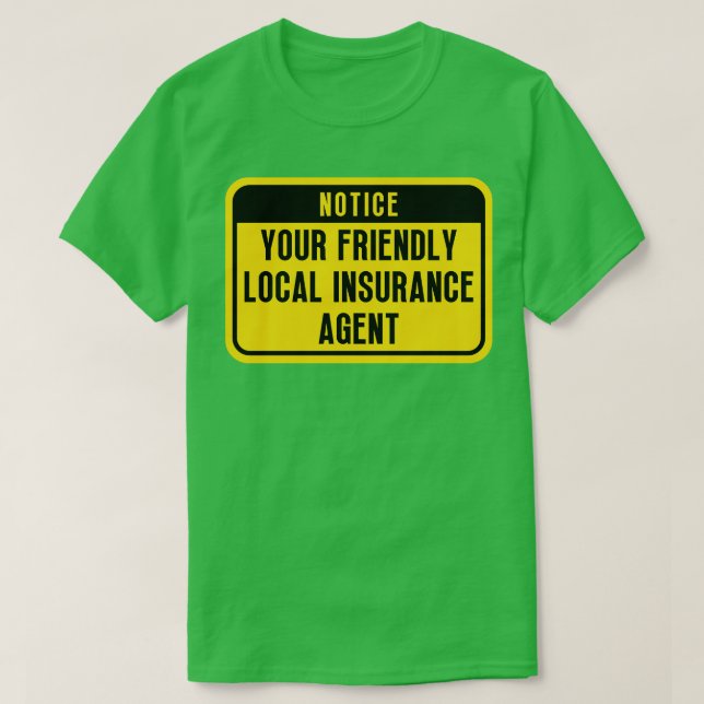 Bästa försäkring agent 8 t shirt (Design framsida)