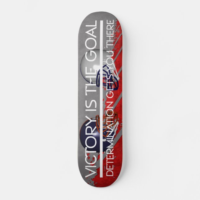 BÄSTA fotbollsegerslogan Mini Skateboard Bräda 18,7 Cm (Framsida)