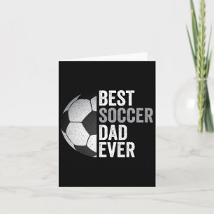 Bästa fotbollspappa någonsin Fars dag fotboll Kort