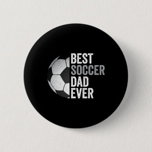 Bästa fotbollsspelare Pappa någonsin Far&#; s Dag- Knapp