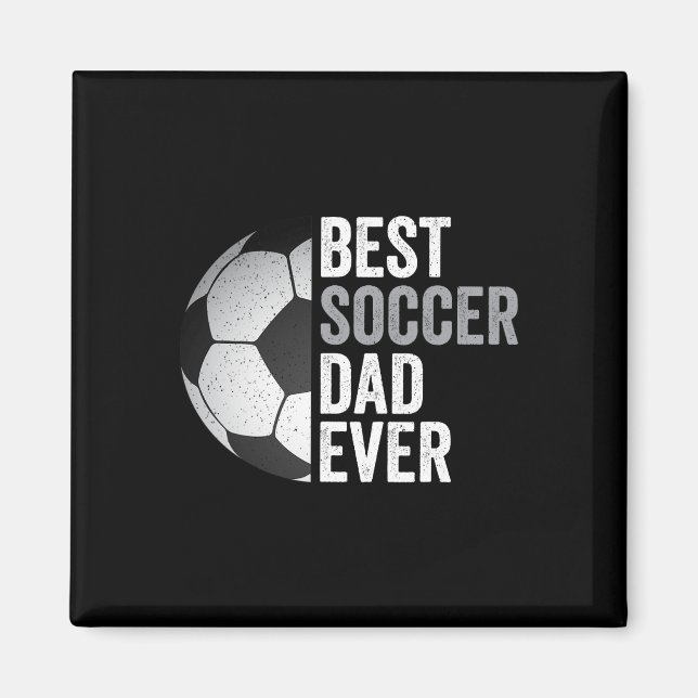 Bästa fotbollsspelare Pappa någonsin Far&#; s Dag- Magnet (Framsidan)
