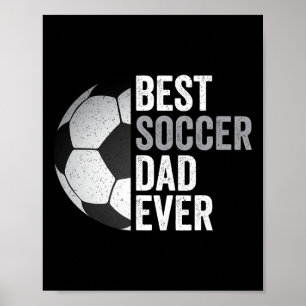 Bästa fotbollsspelare Pappa någonsin Far&#; s Dag- Poster