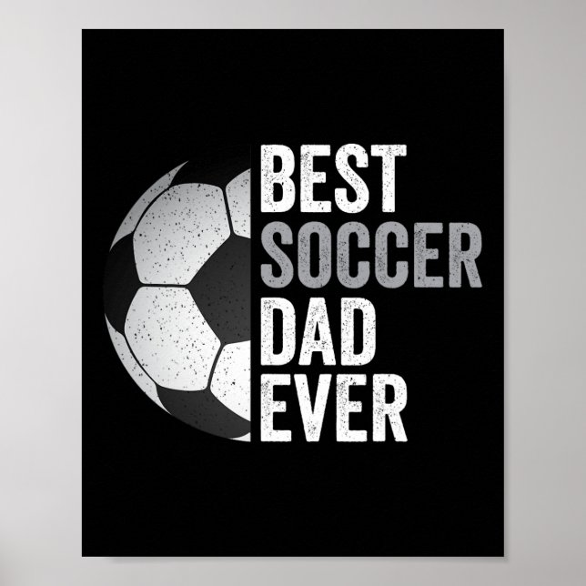 Bästa fotbollsspelare Pappa någonsin Far&# s Dag- Poster (Framsidan)