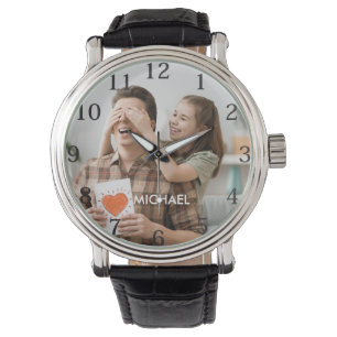 Bästa foto för Pappa någonsin Fars dag Armbandsur